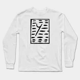 The painting of the letter Y uppercase Long Sleeve T-Shirt